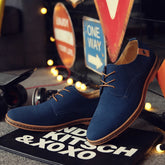Mens Suede Oxford Dress Shoes