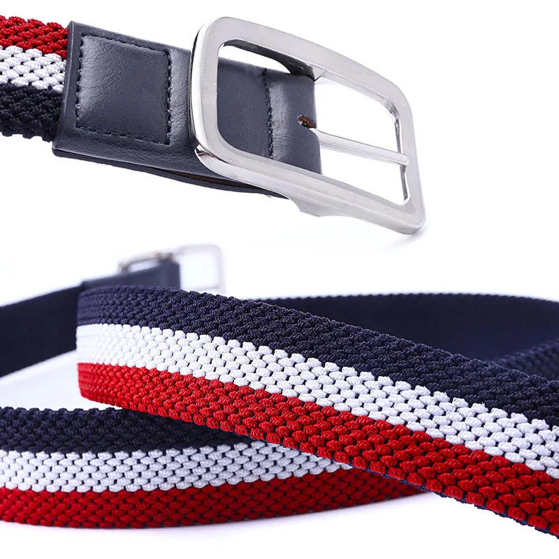 Unisex Braided Stretch Belt