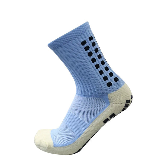 Anti-Slip Soccer Grip Socks - Cotton Football Performance Socks