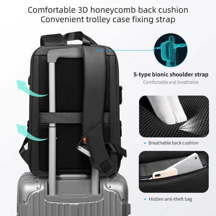 Anti Theft Laptop Backpack 