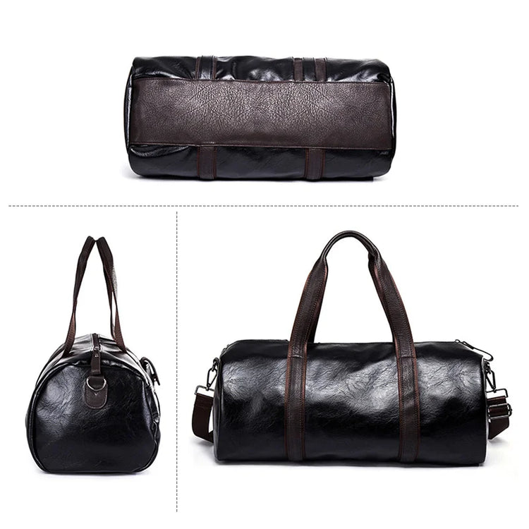 PU Leather Gym Bag