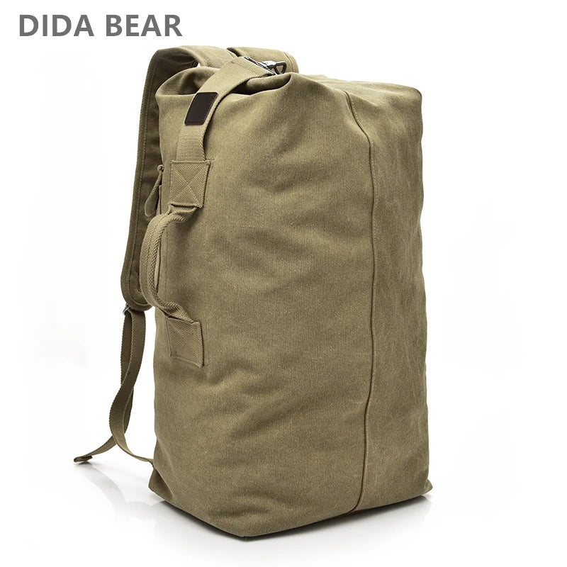 Large Capacity Canvas Travel Backpack 
