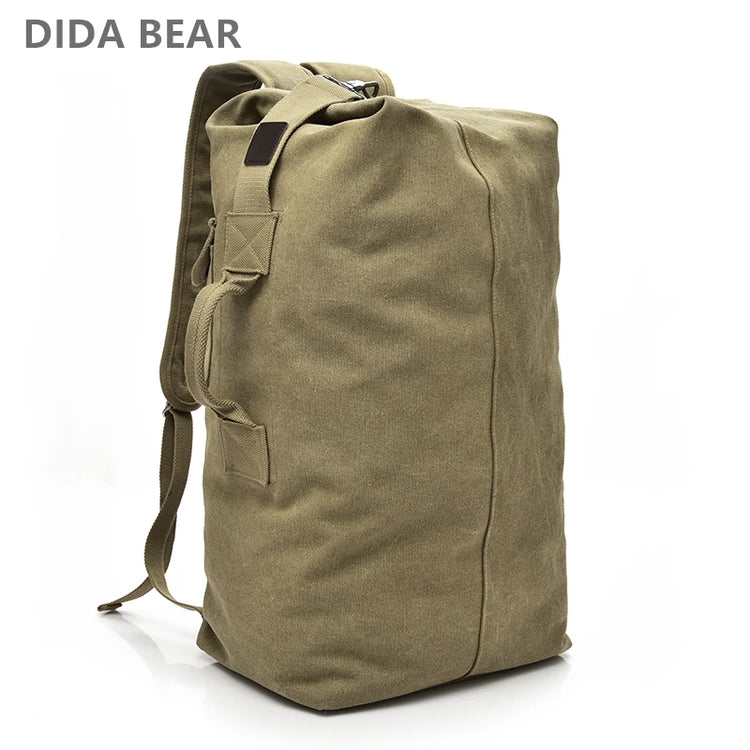 Large Capacity Canvas Travel Backpack 