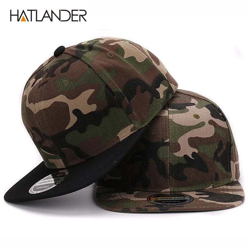 Camouflage Snapback Cap