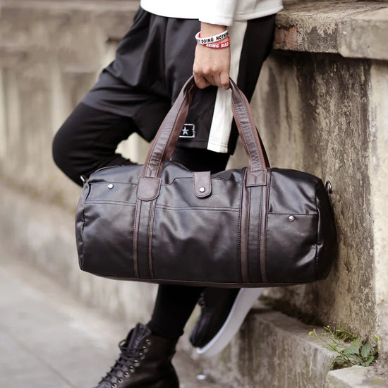 PU Leather Gym Bag