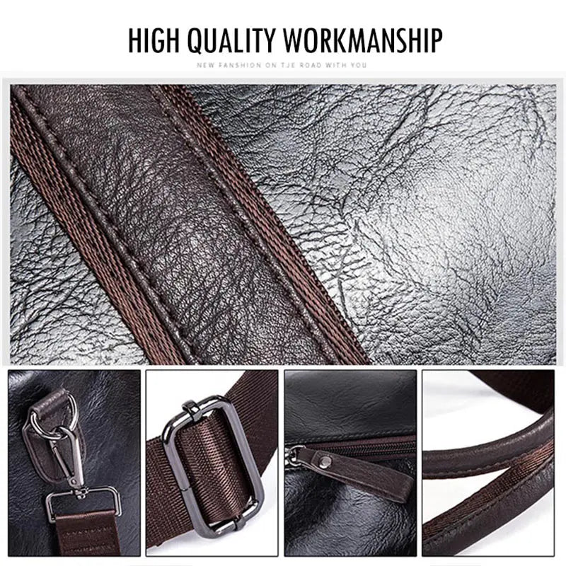 PU Leather Gym Bag
