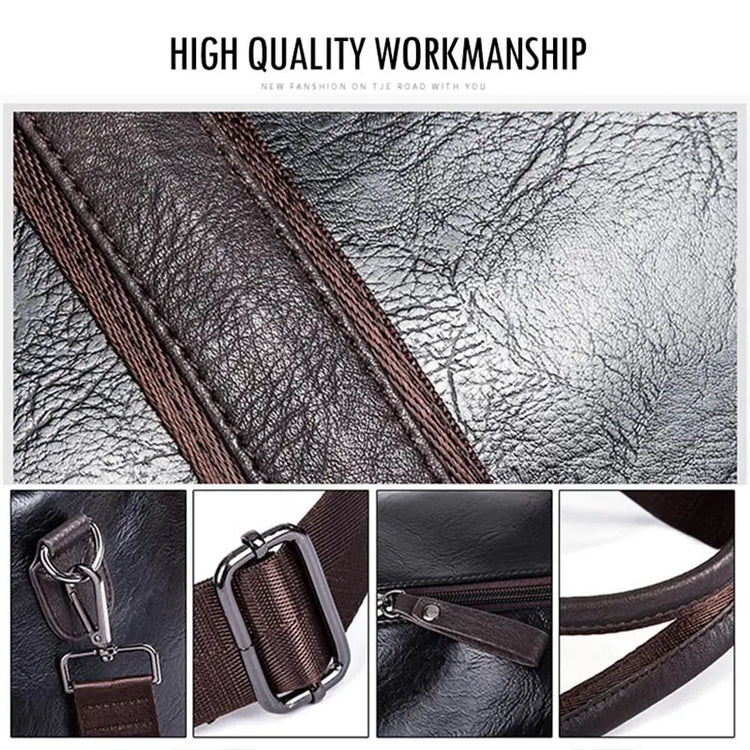 PU Leather Gym Bag