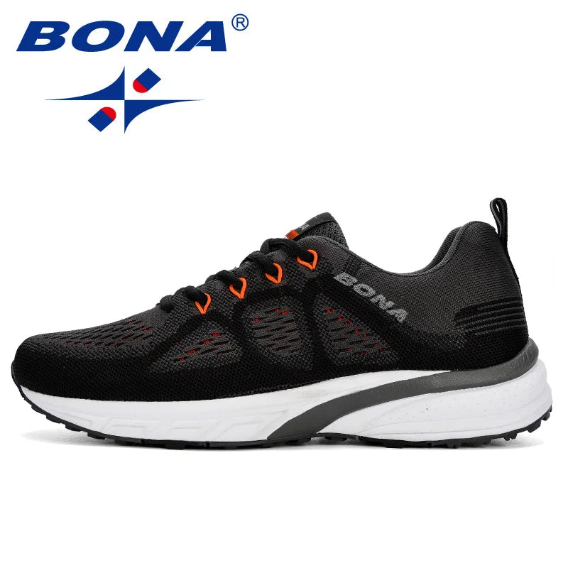 BONA Mesh Running Sneakers - Lightweight Outdoor Athletic Shoes