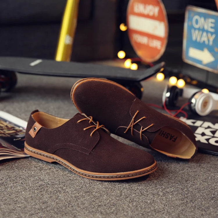 Mens Suede Oxford Dress Shoes