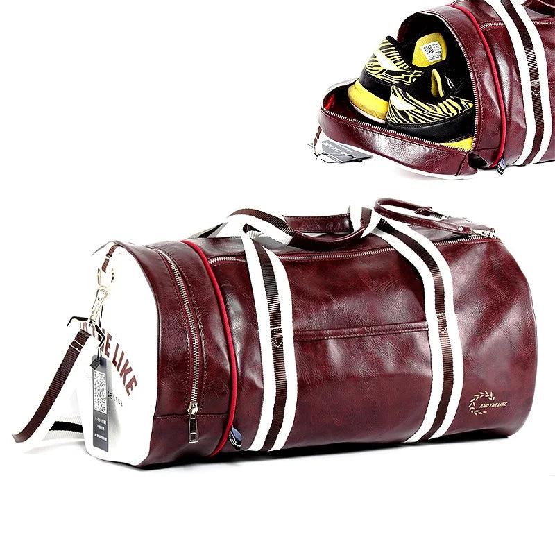Unisex Cylinder Gym Bag