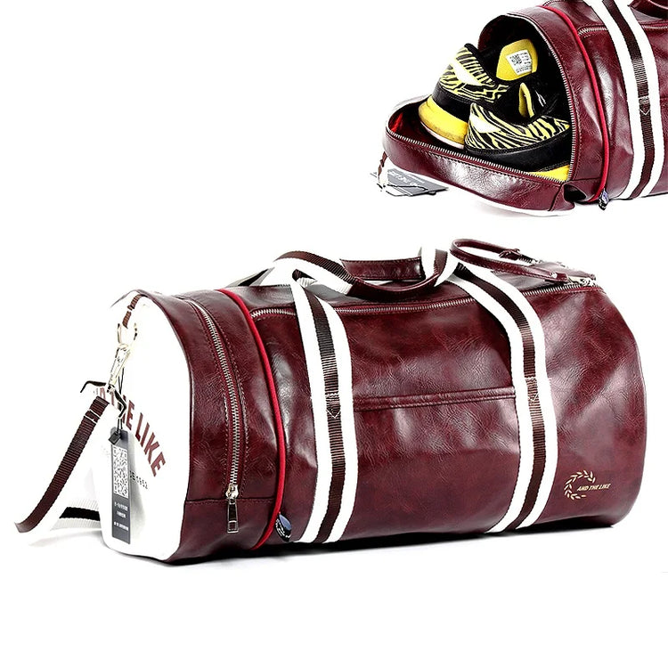 Unisex Cylinder Gym Bag