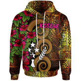 Tropical Print Hoodie