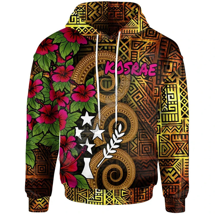 Tropical Print Hoodie