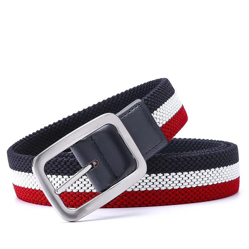 Unisex Braided Stretch Belt