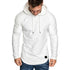 Slim Fit Hooded Sweatshirt – Solid Color Casual Sportswear Hoodie