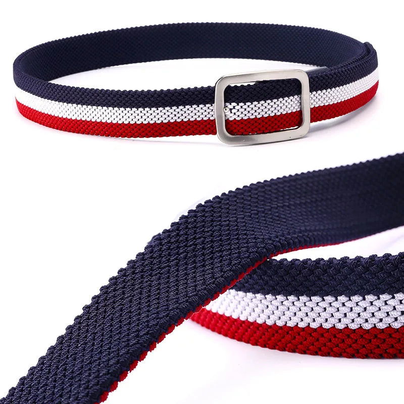 Unisex Braided Stretch Belt
