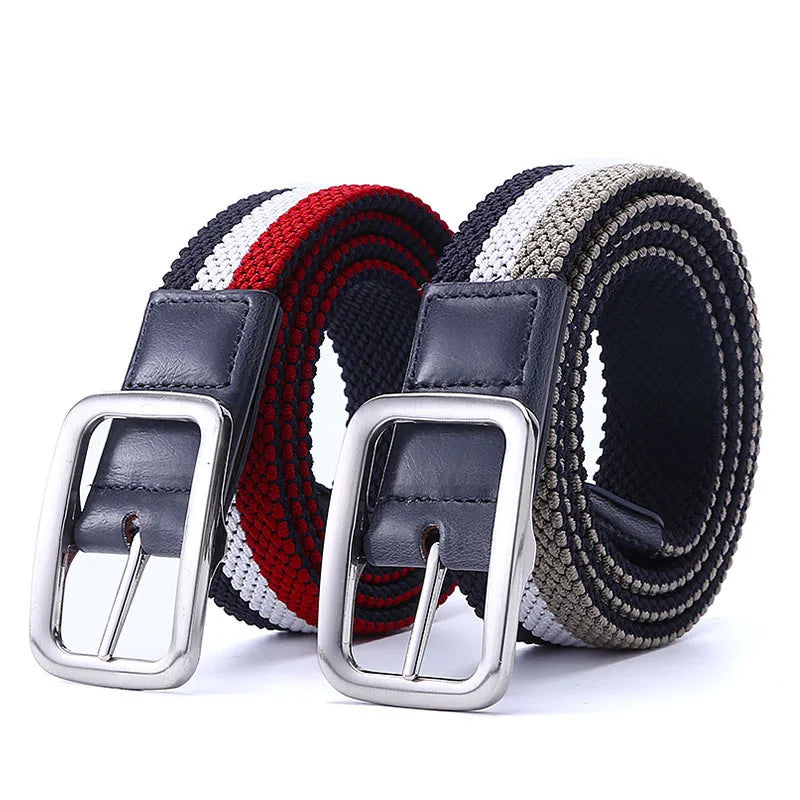 Unisex Braided Stretch Belt