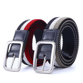 Unisex Braided Stretch Belt