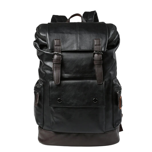 Large Capacity Leather Business Backpack
