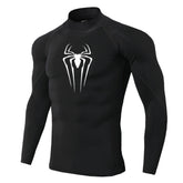 Mens Spider Print Compression Shirt