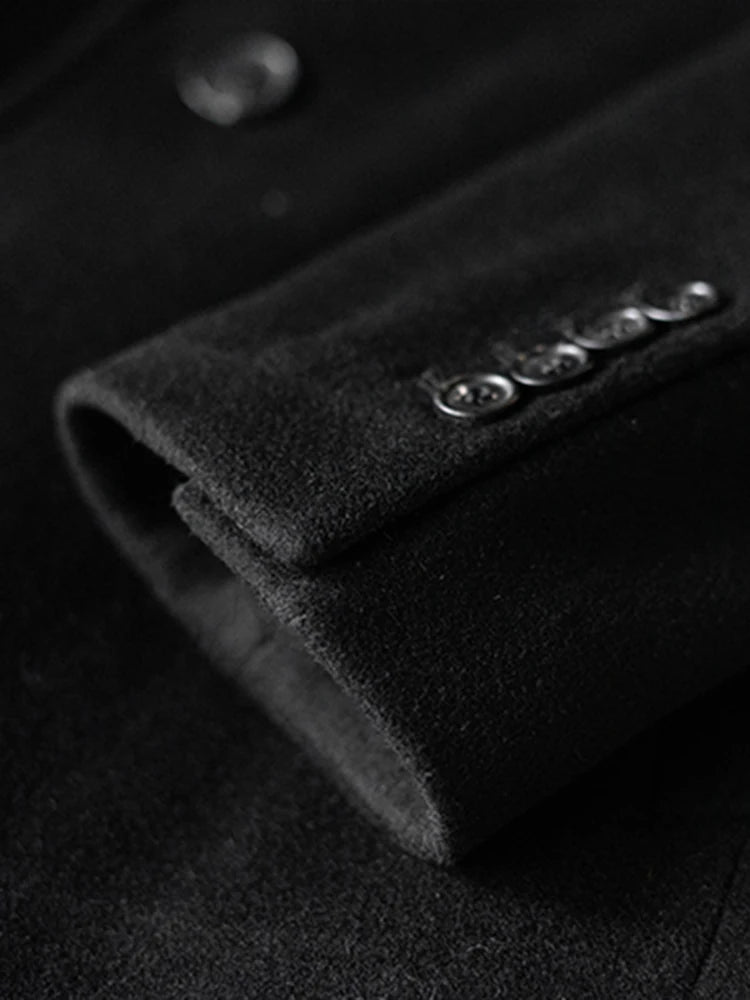 Wool Blend Trench Coat