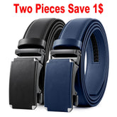 Mens Genuine Leather Ratchet Belt
