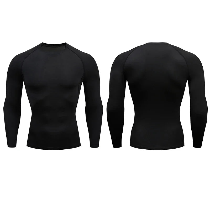 Mens Long Sleeve Compression Shirt