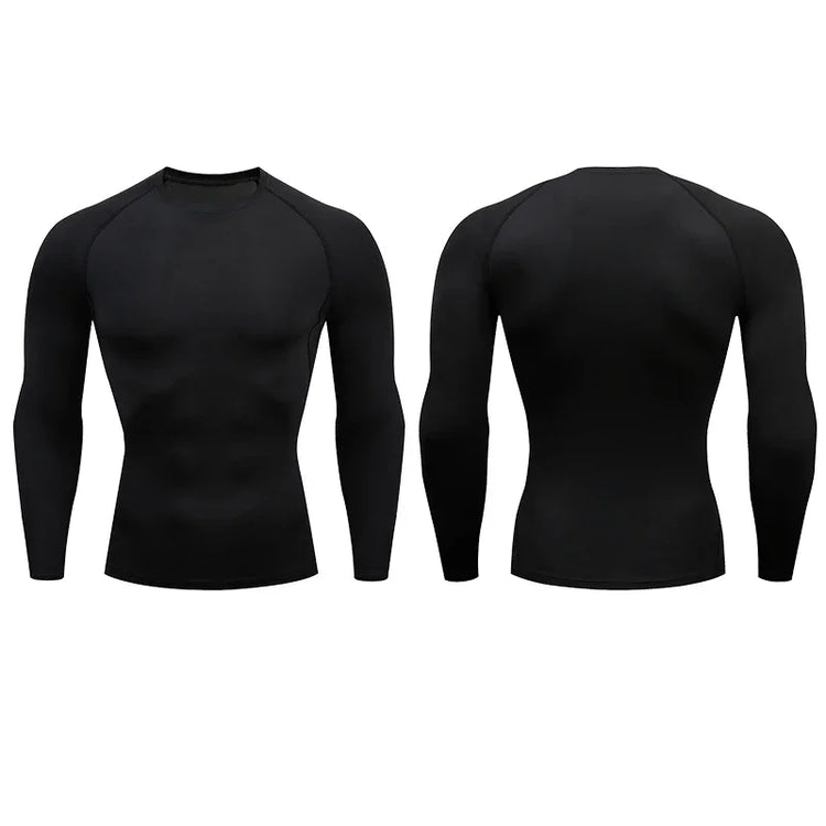 Mens Long Sleeve Compression Shirt