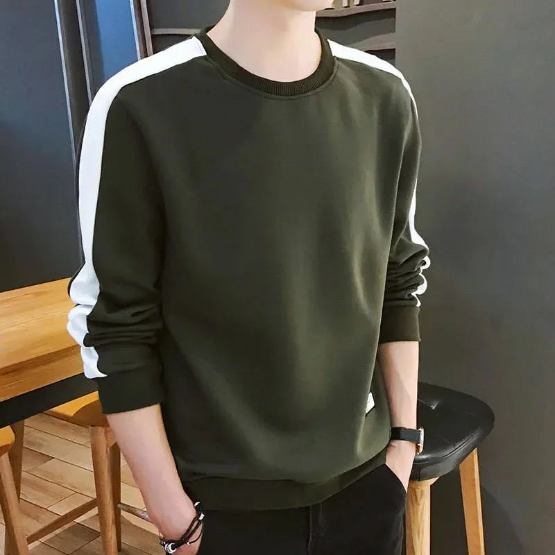 Patchwork Crewneck Sweatshirt