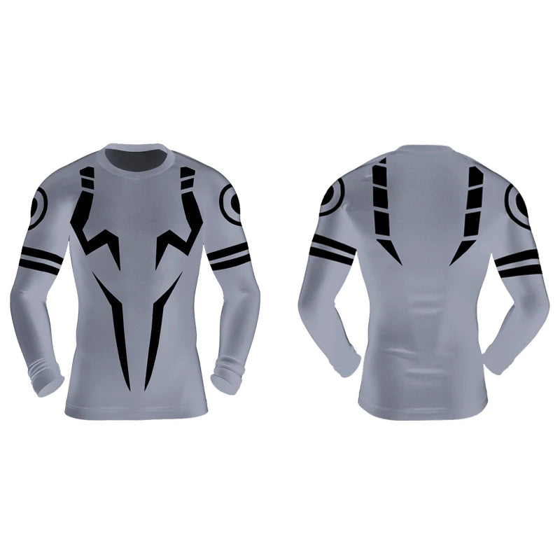 Mens Anime Compression Rash Guard