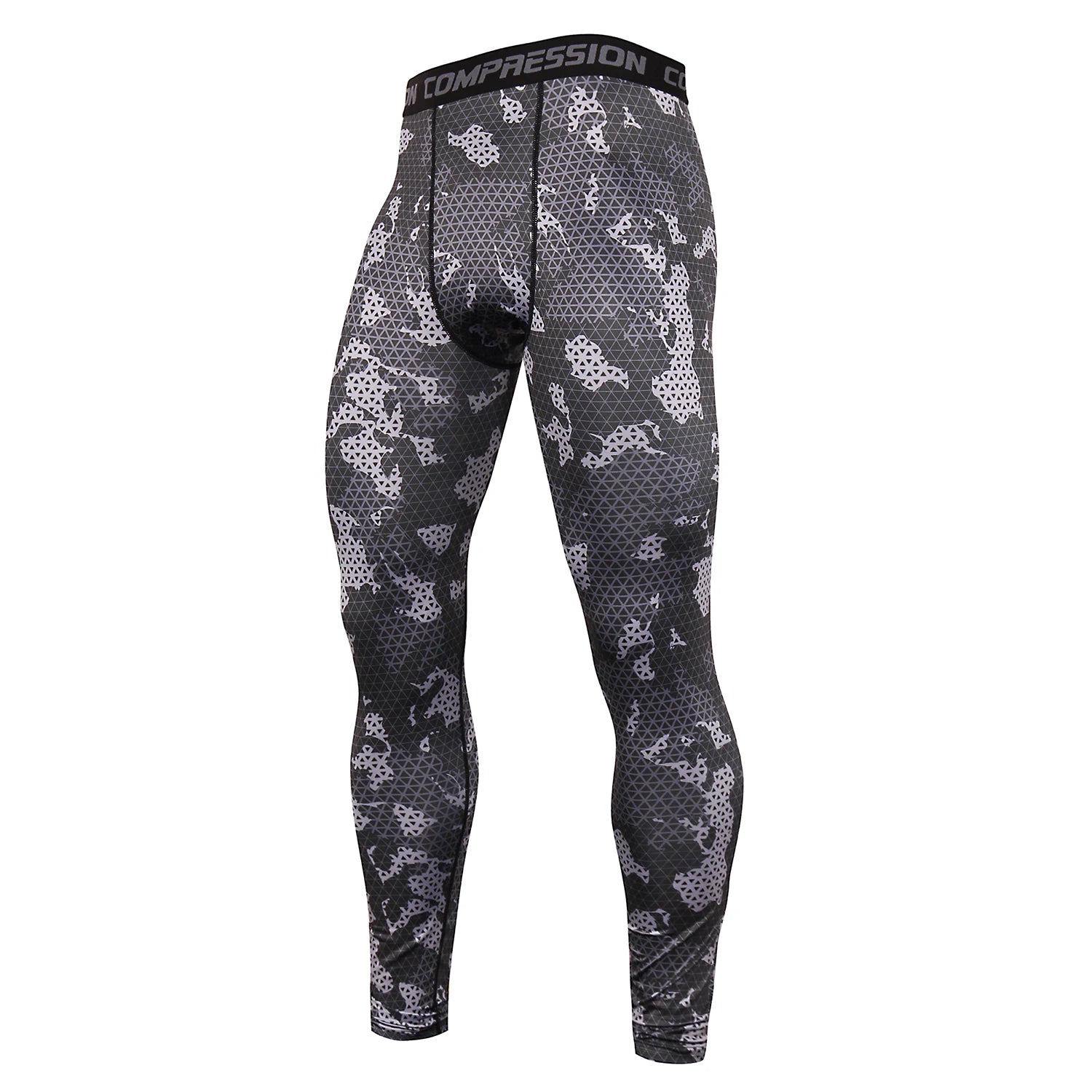 Mens Quick Dry Compression Running Tights