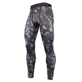 Mens Quick Dry Compression Running Tights