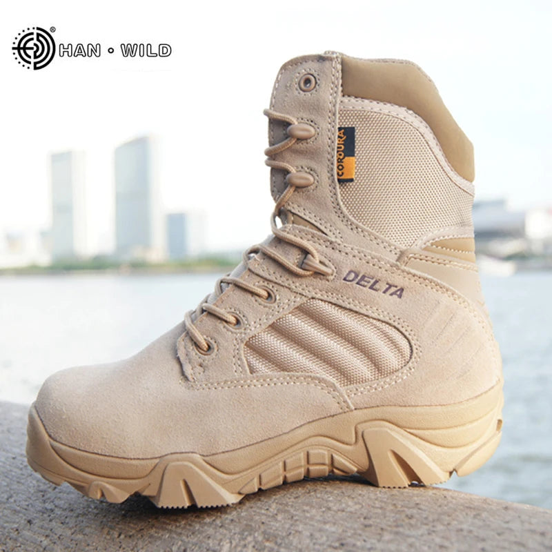Mens Tactical Ankle Boots