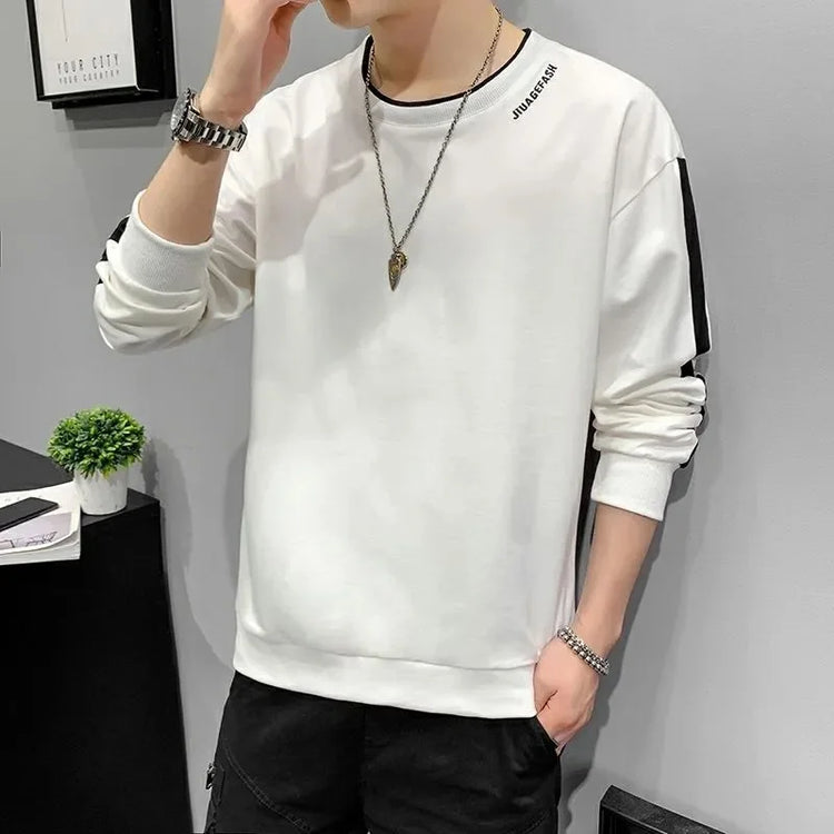 Patchwork Crewneck Sweatshirt