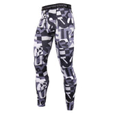 Mens Quick Dry Compression Running Tights