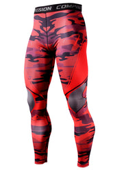 Mens Quick Dry Compression Running Tights