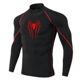 Mens Spider Print Compression Shirt