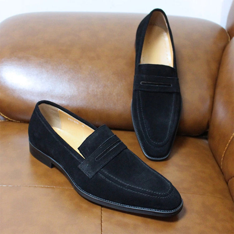 Mens Formal Suede Loafers