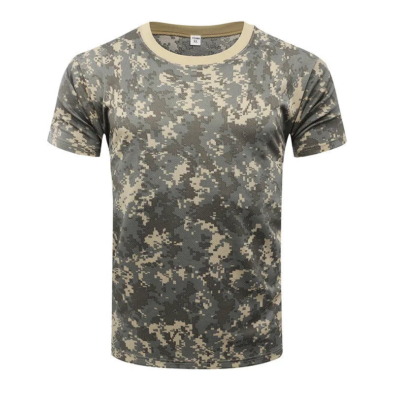 Mens Quick Dry Tactical T Shirt