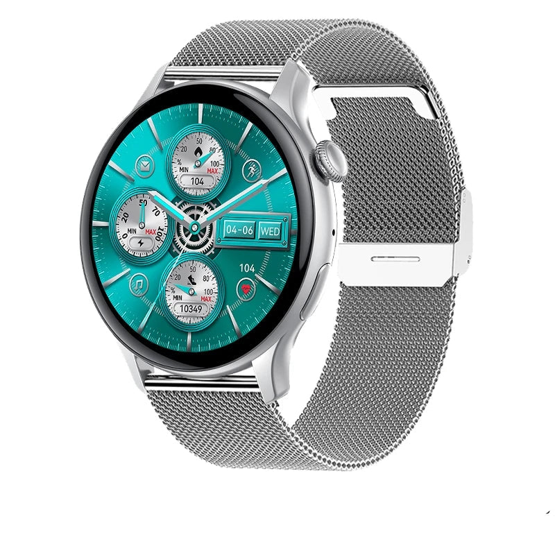 AMOLED NFC Smart Watch for Women - Bluetooth Call Health Monitor