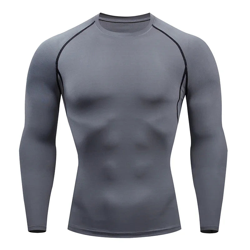 Mens Long Sleeve Compression Shirt