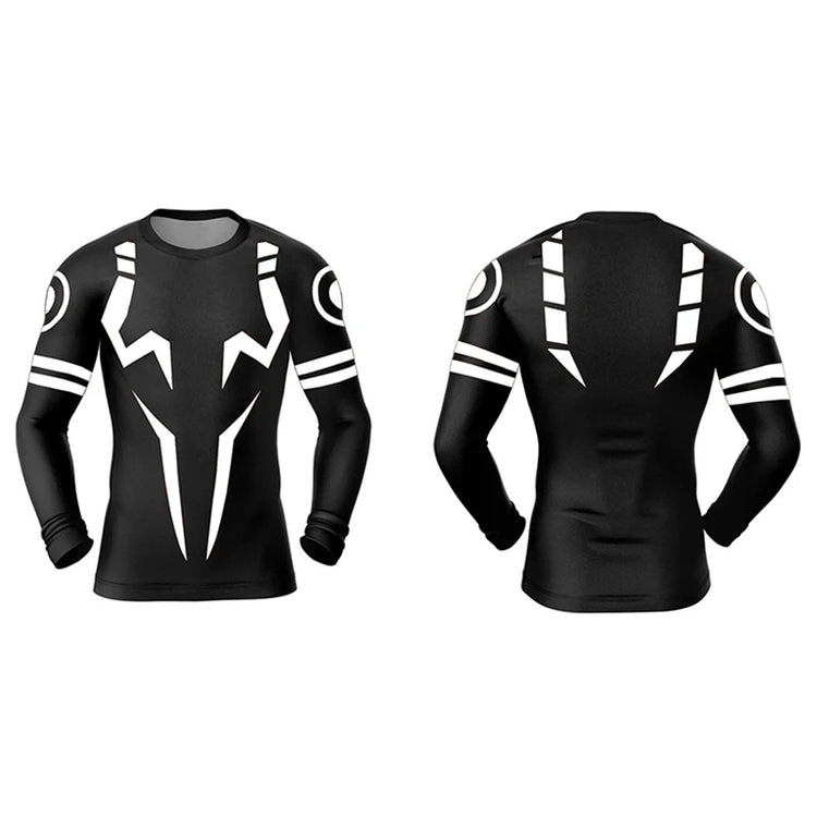 Mens Anime Compression Rash Guard