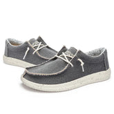 Mens Canvas Slip On Loafers