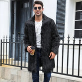 Faux Fur Long Jacket
