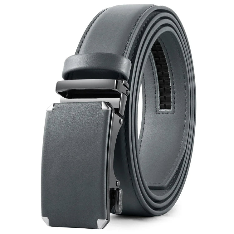 Mens Genuine Leather Ratchet Belt