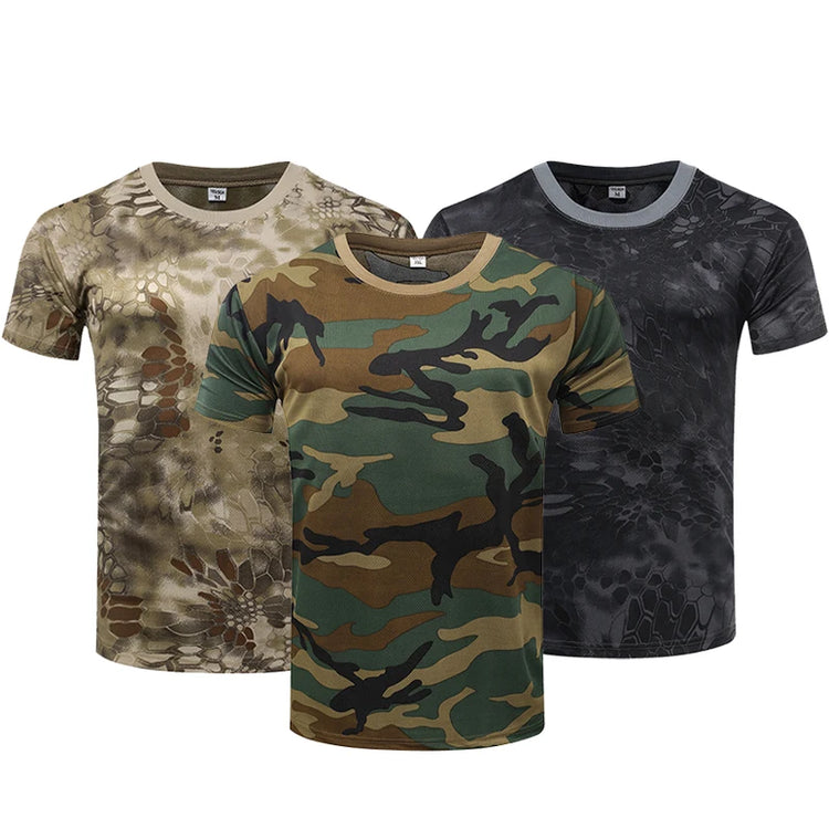Mens Quick Dry Tactical T Shirt