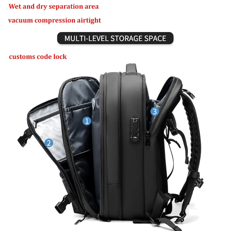 Vacuum Compression Laptop Backpack 