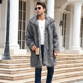 Faux Fur Long Jacket