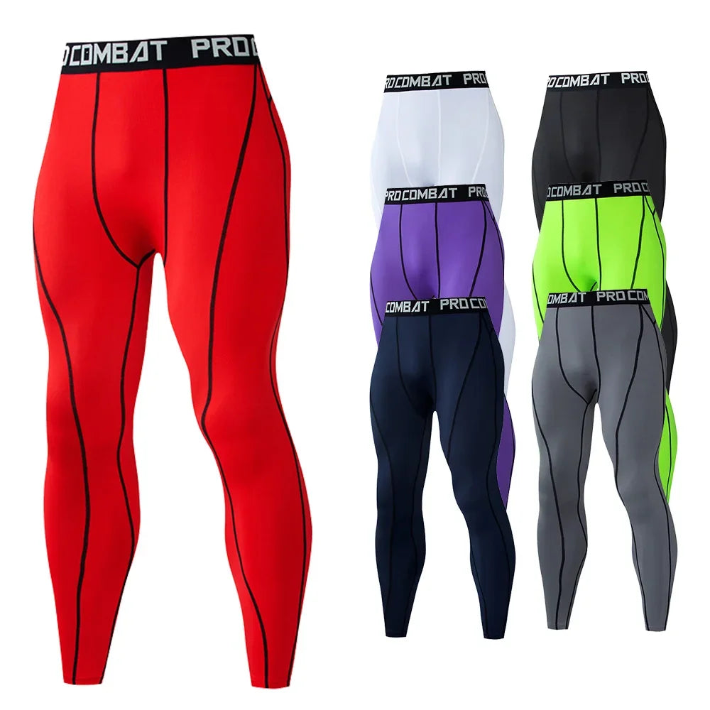 Mens Compression Running Tights