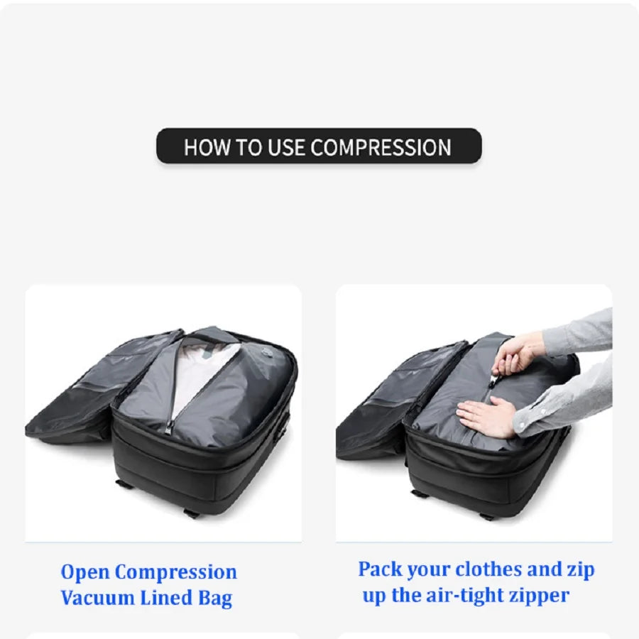 Vacuum Compression Laptop Backpack 